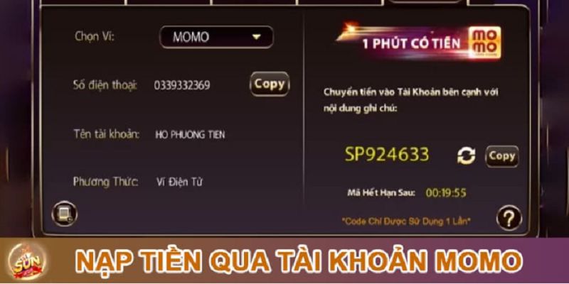 Lưu ý Sunwin nạp tiền