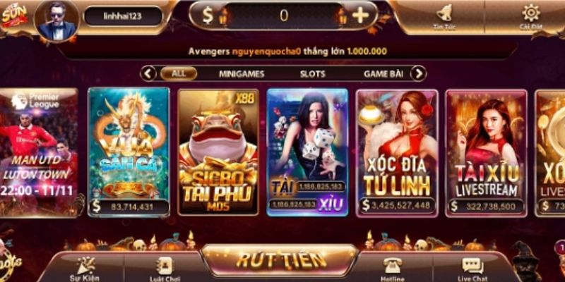 Trải nghiệm Sunwin uy tín không